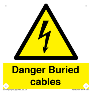 Danger Buried cables
